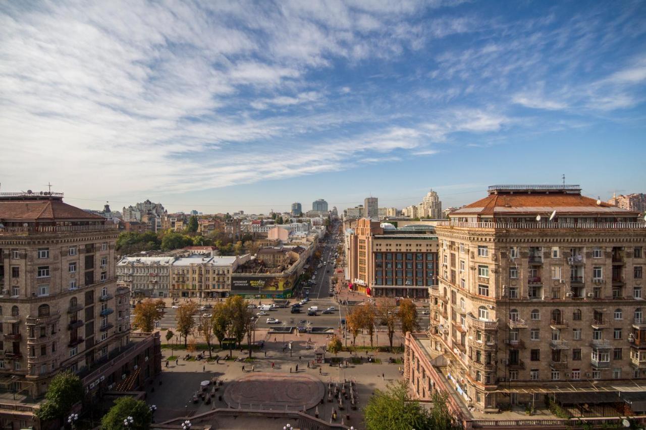 קייב Central Apartments On Khreschatyk מראה חיצוני תמונה